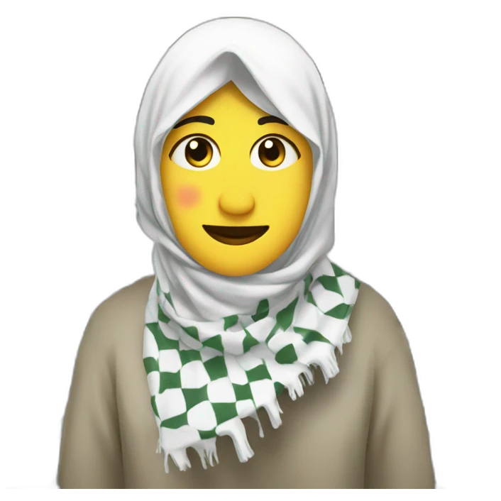 Keffiyeh drip emoji