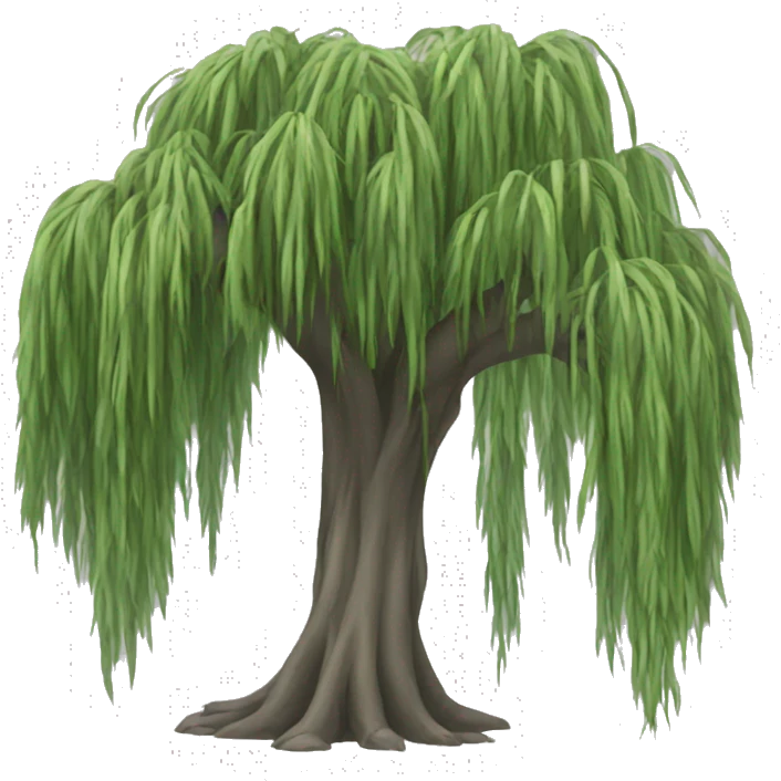 weeping willow tree emoji