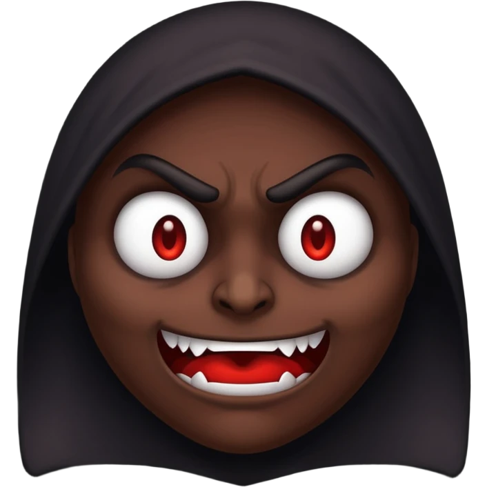 Evil emoji