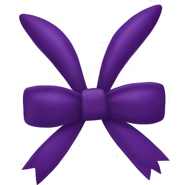 Eggplant bow  emoji