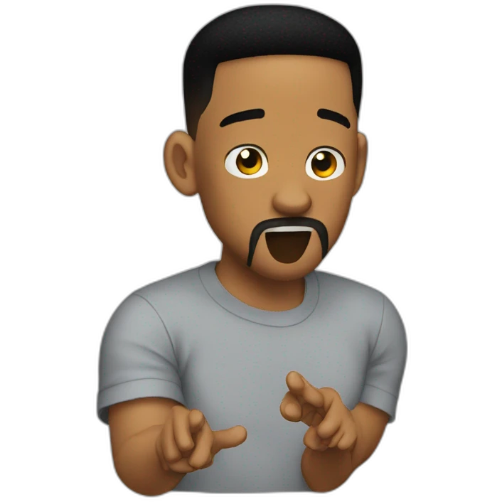 Will smith slap emoji