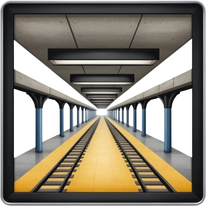 TRAIN PLATFORM emoji