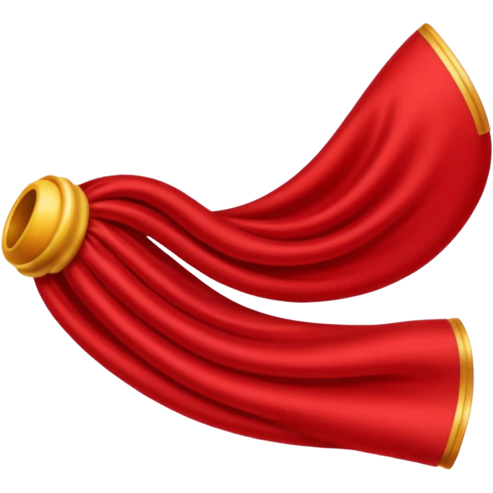 a red sleeve emoji