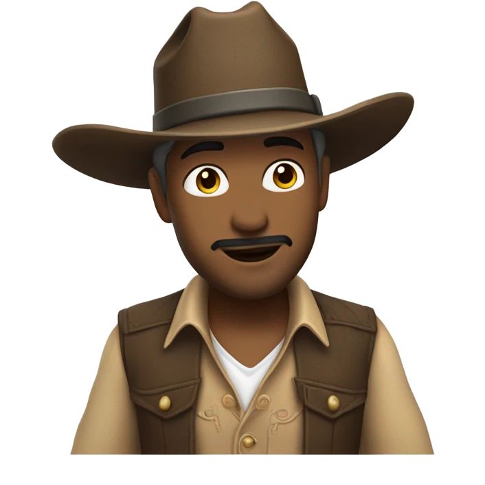 Cowboy saluting emoji