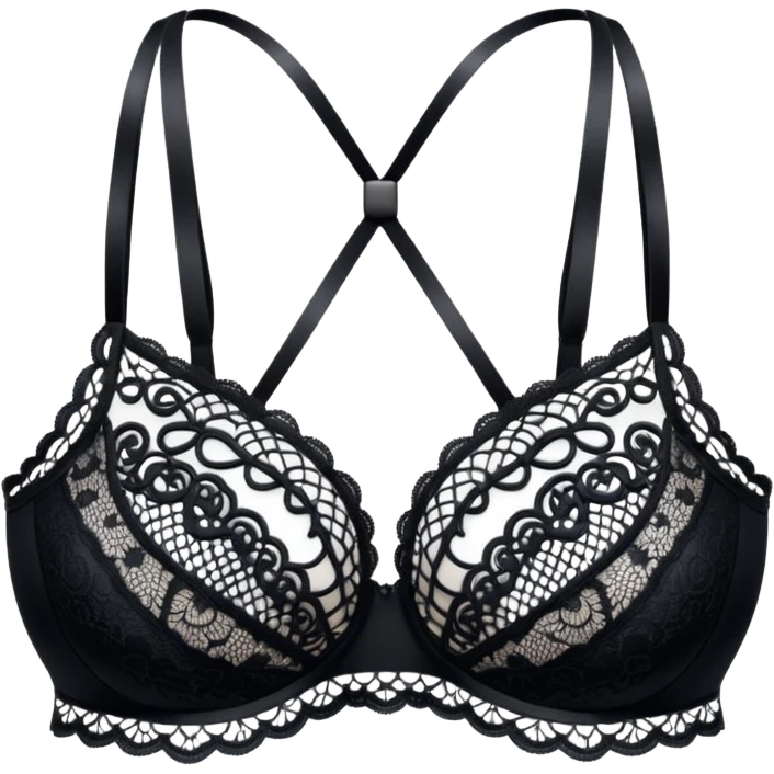 Black bra emoji