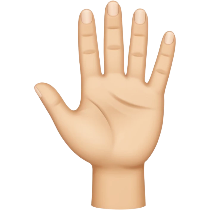 Half-raised 👍 emoji