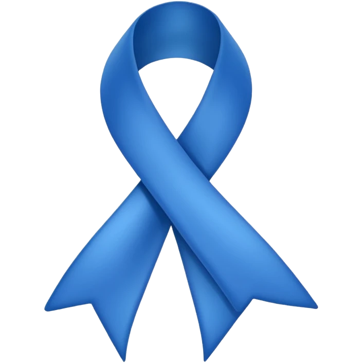 Lazo azul emoji