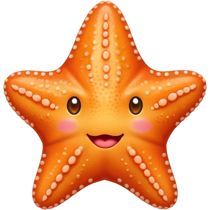 Big Blushed cheeks starfish emoji