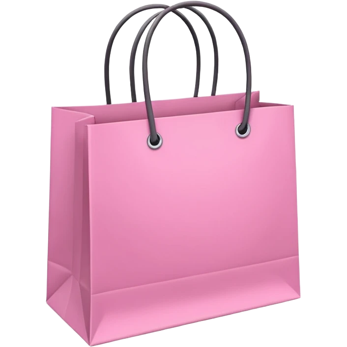 Shopping bags pink emoji
