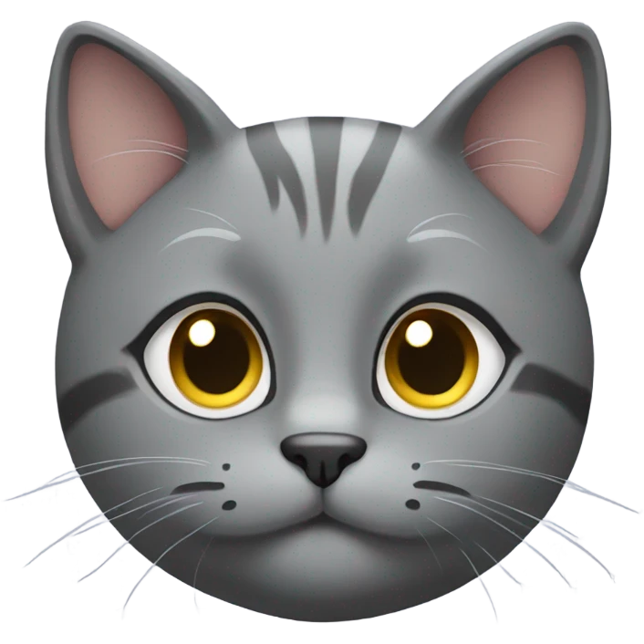 Grey cat  emoji