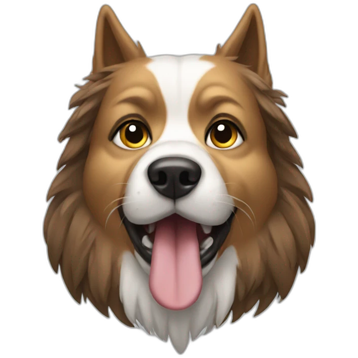 dog with eagle head emoji