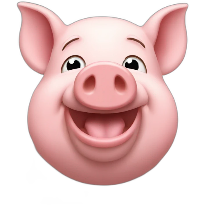 pig flex emoji