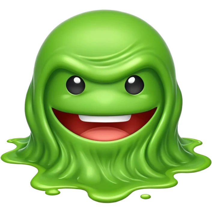 Green slime gang ninja  emoji