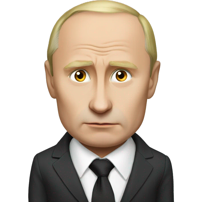 Putin Showing a Gesture of Silence emoji