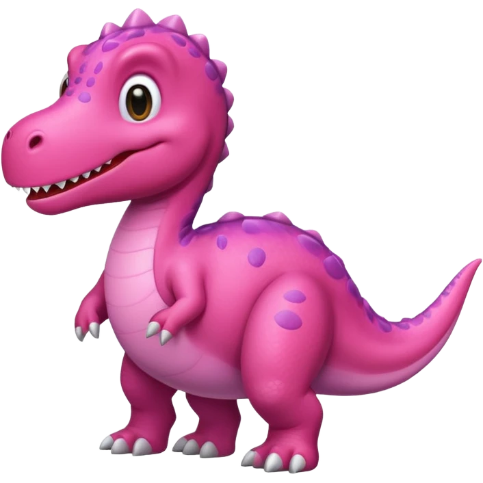 Dinosauro rosa emoji