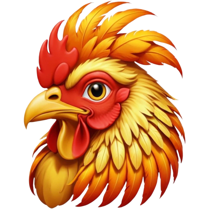 огненый петух emoji