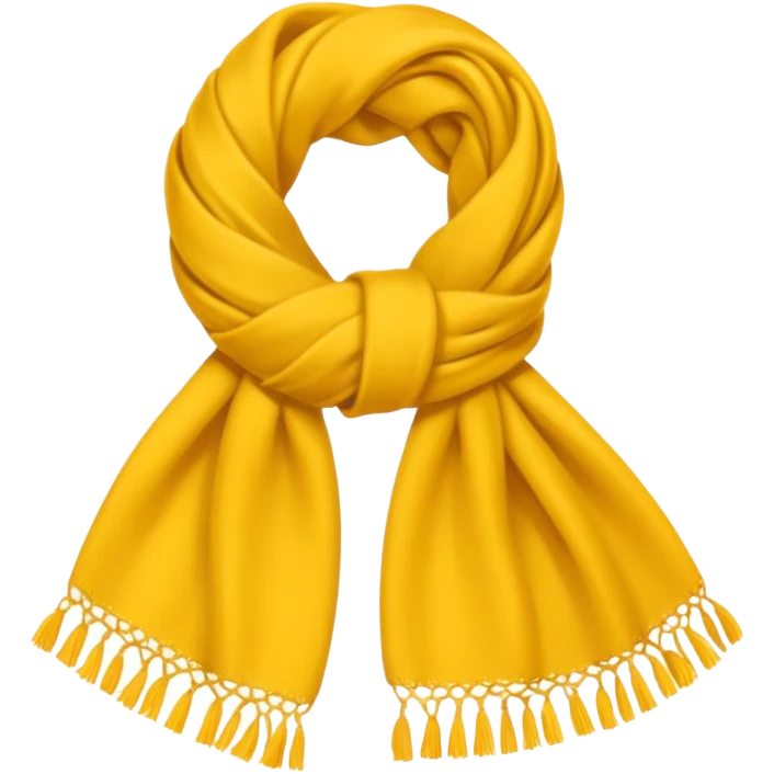 yellow scarf  emoji