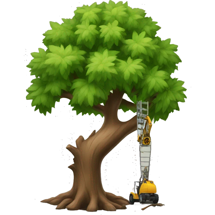 Tree getting removed  emoji
