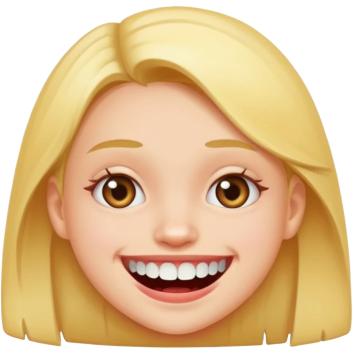 gap tooth stupid smile girl emoji