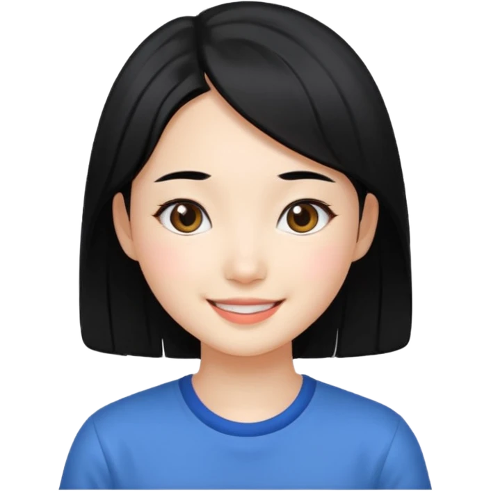 дівчинка кореянка emoji
