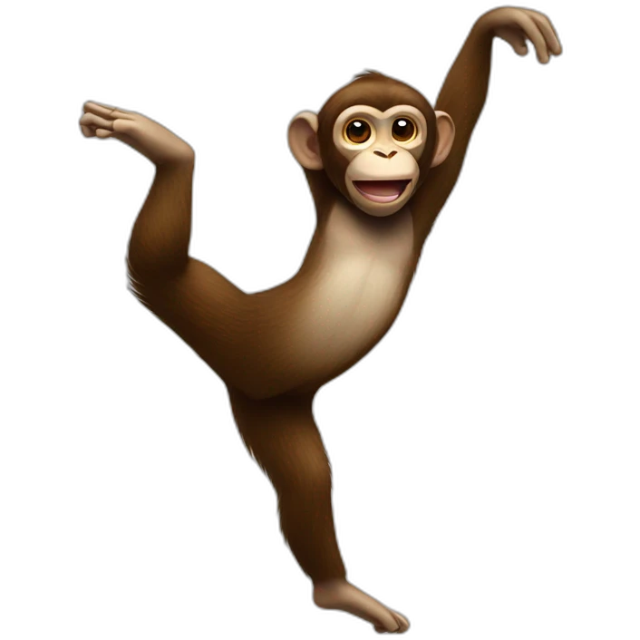 dancing monkey emoji