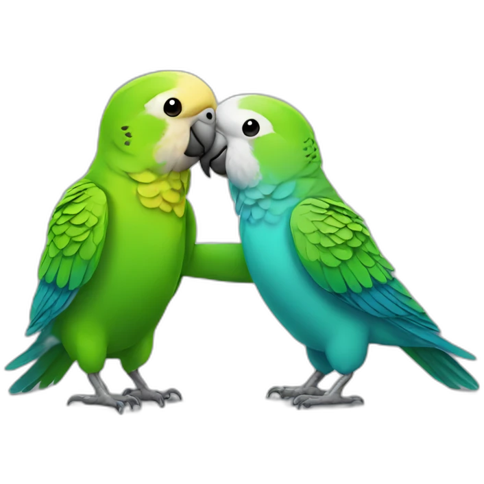 parakeet-shaking-hands emoji