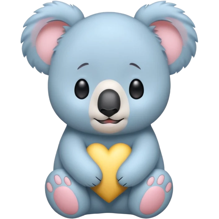 koala bear GIF emojis created based on BTS BT21 Koya character, i want the same aesthetics and can be uploaded to Slack. i want it to be REAL CUTE emoji