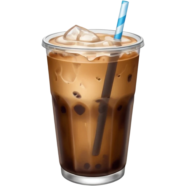 Shorts glass of iced coffee without cream emoji