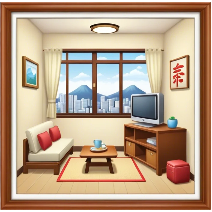 Tiny japanese apartment emoji