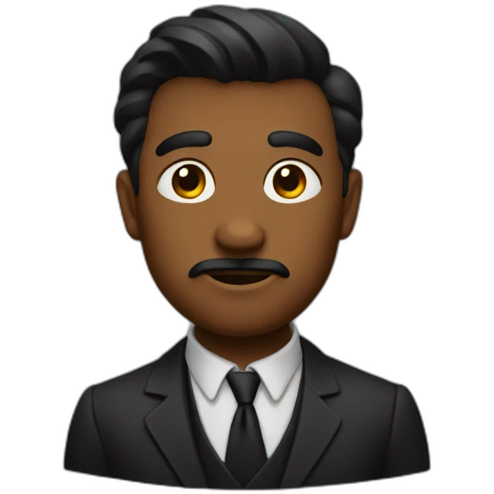 Noir roux emoji
