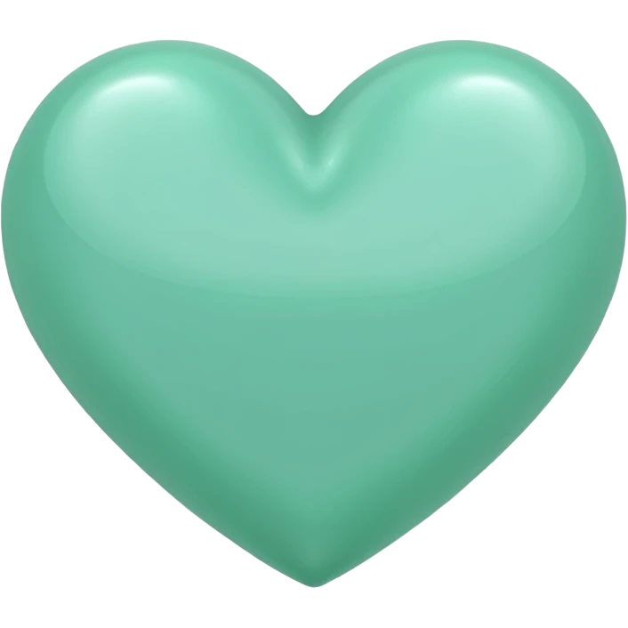 haz un corazon verde menta emoji