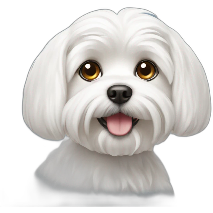 Maltese dog emoji