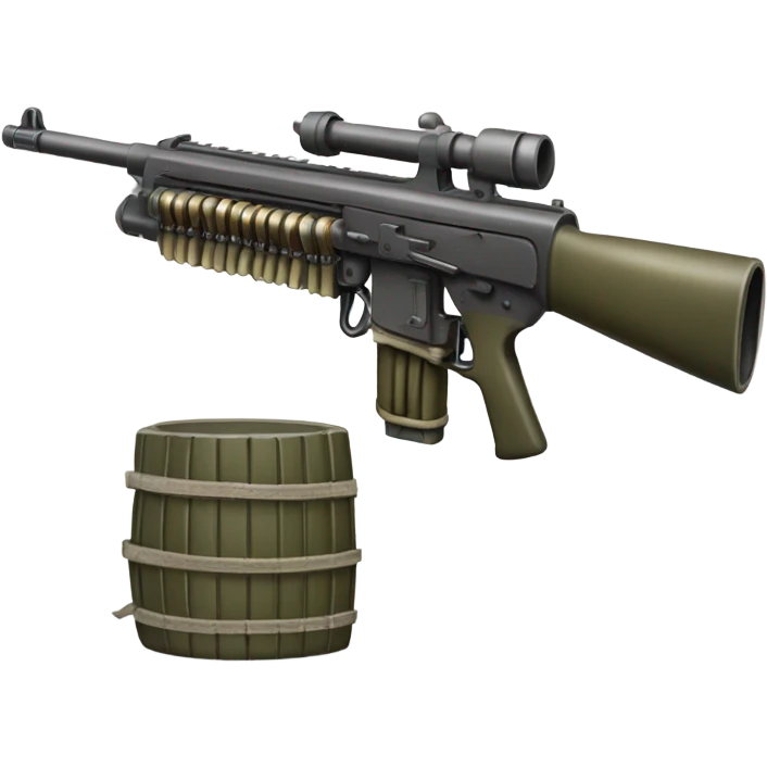 machine gun emoji