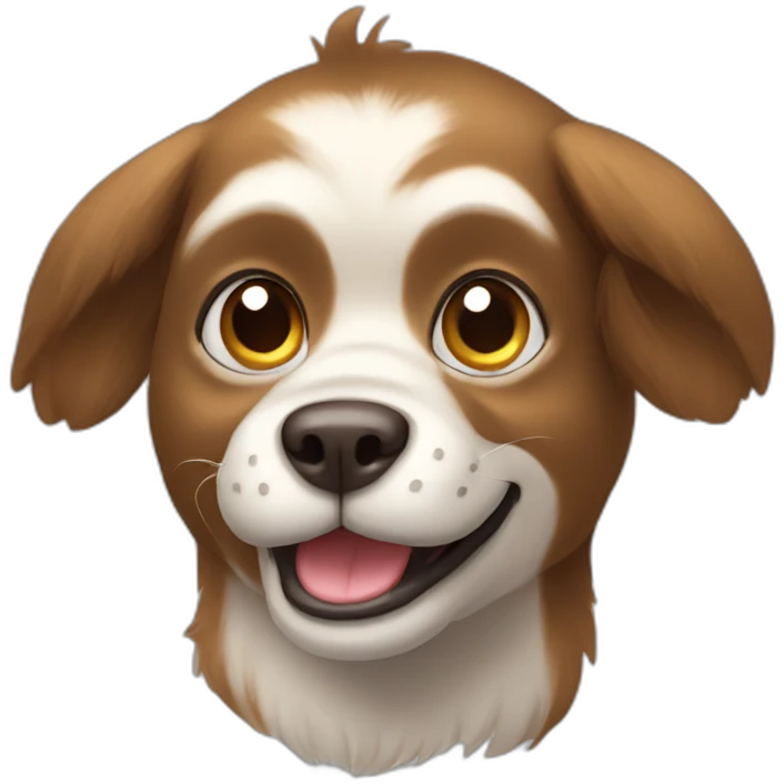 Monkey dog emoji
