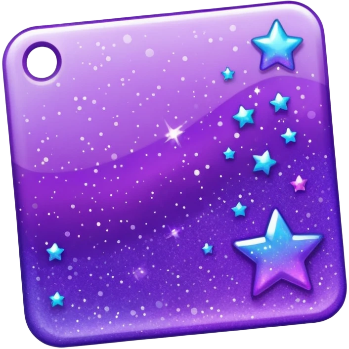 glitter documento confirmed purple mark emoji