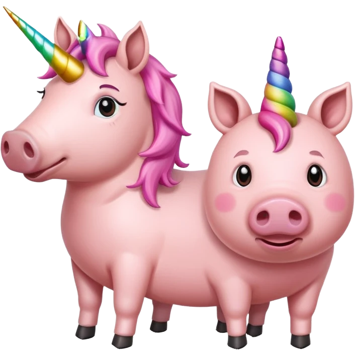 🦄🐖 emoji