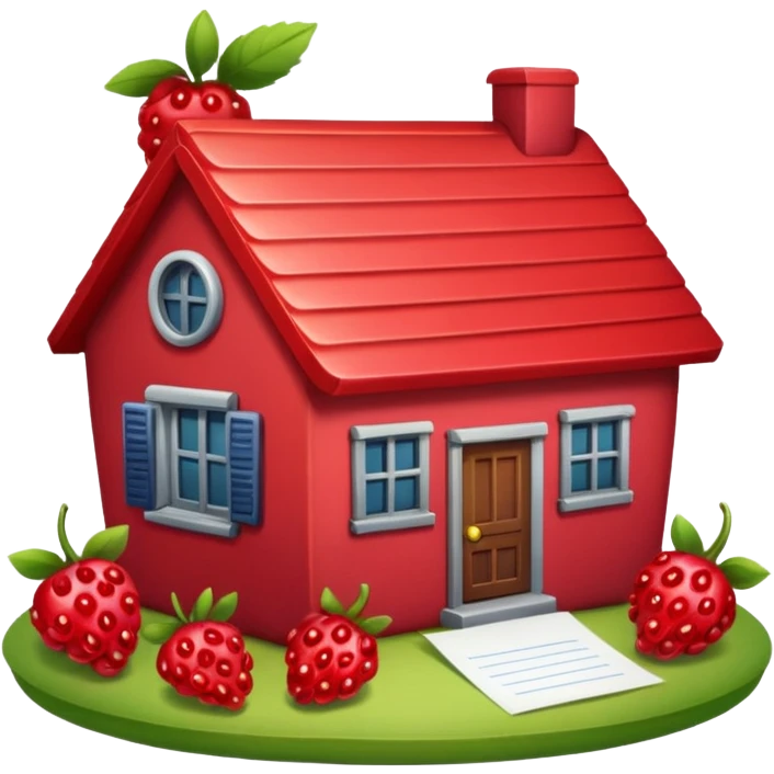 "berry house" letter emoji