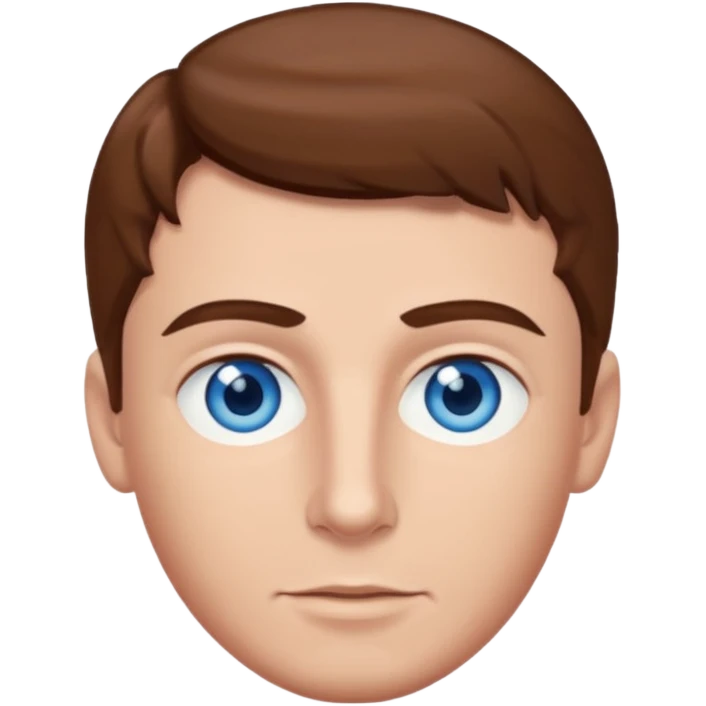 Jack Haley with blue eyes, brown hair emoji
