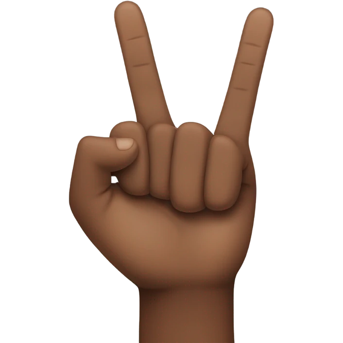 🤟🏿 emoji
