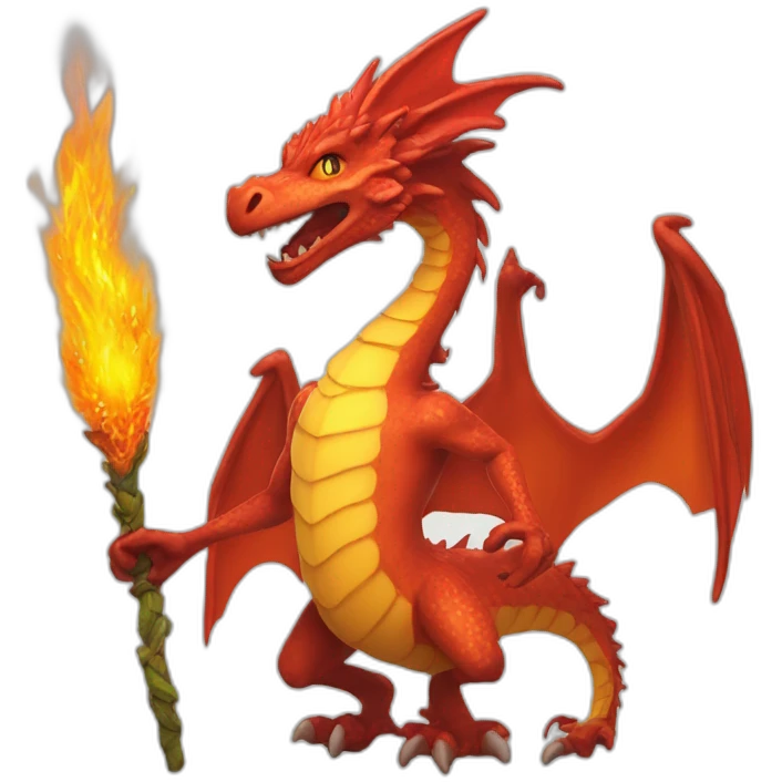 Dracaufeu avec florisar emoji