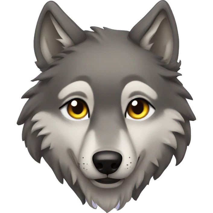wolf love emoji