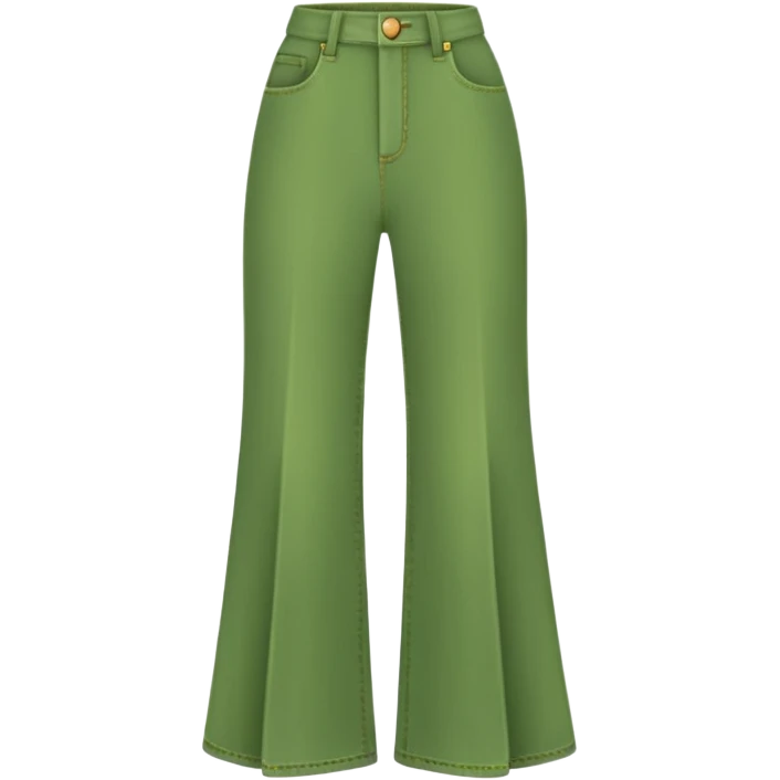 Green flared trousers emoji