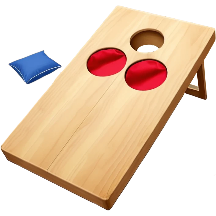 Cornhole board emoji