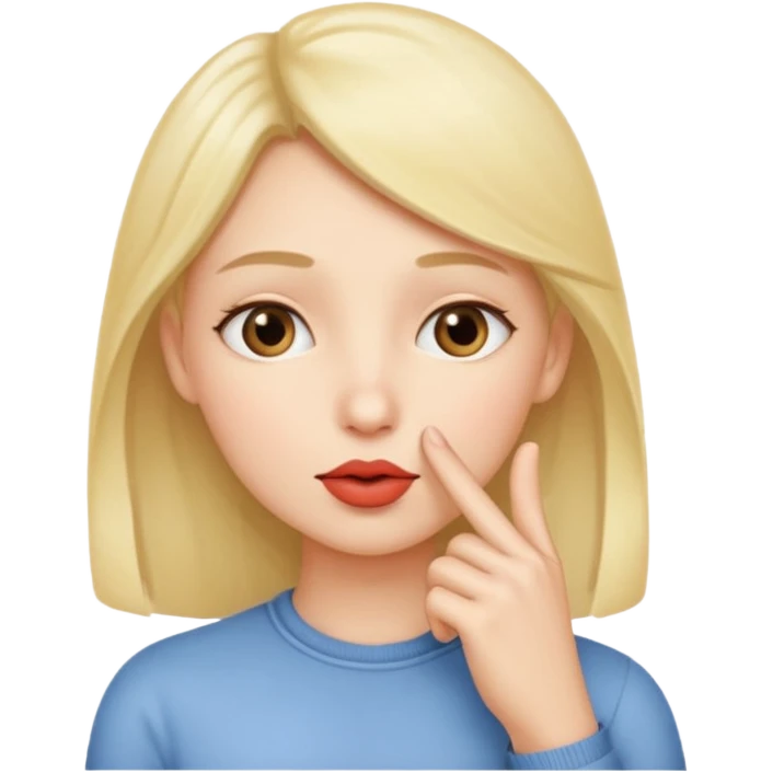 🫂+🤫 emoji