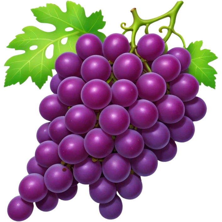 a grapes icon dark emoji