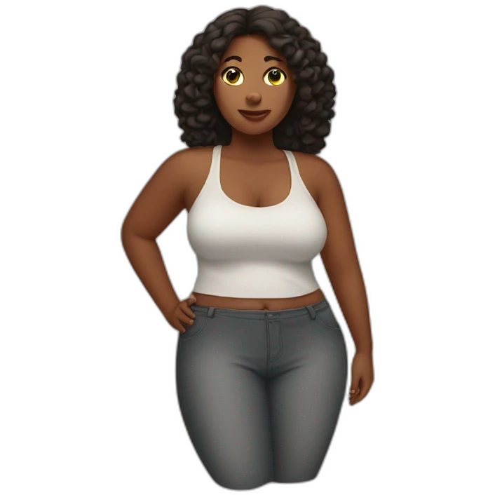 Thick woman emoji