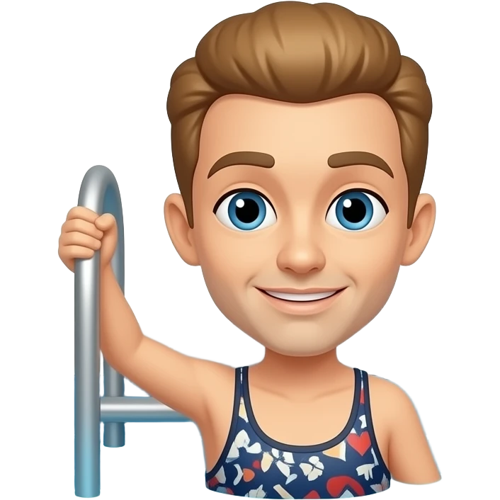pushed in the pool emoji