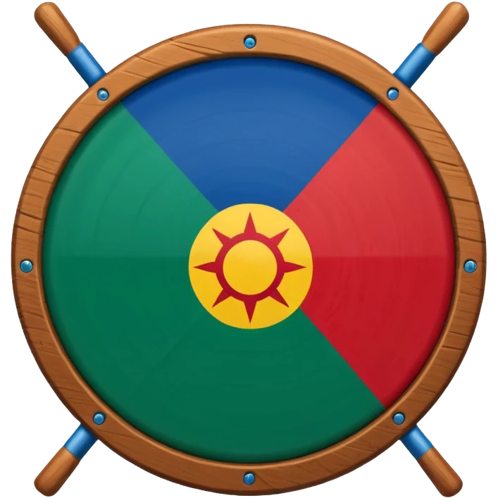 Drapeau gitan emoji