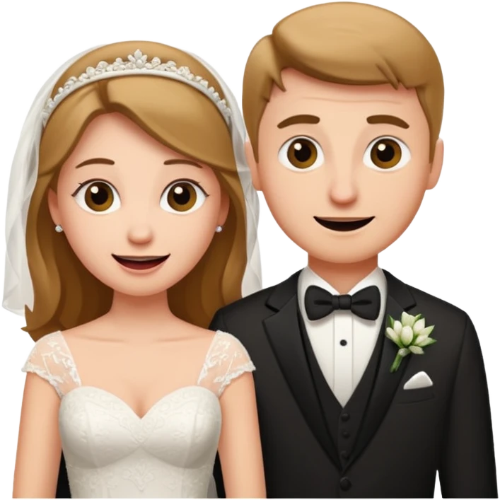 confused newlywed couple emoji