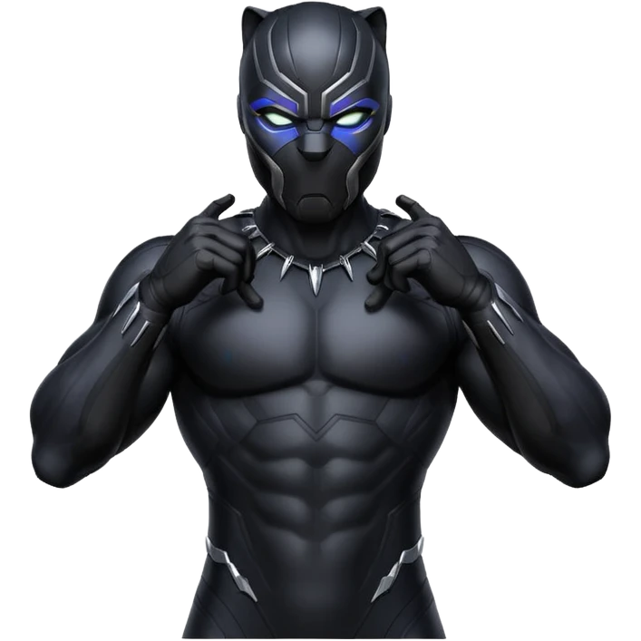 Black panther marvel emoji